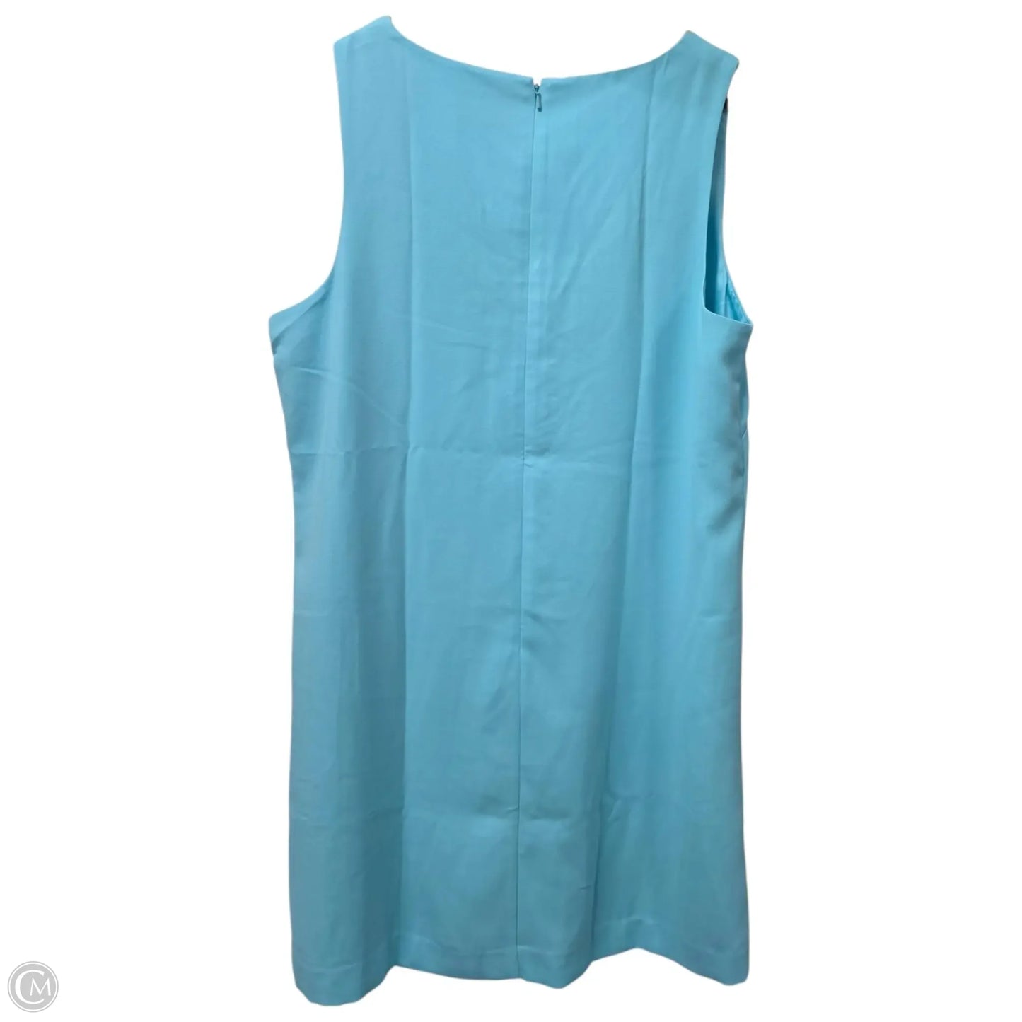 Dress Designer By Lilly Pulitzer In Aqua, Size: 16