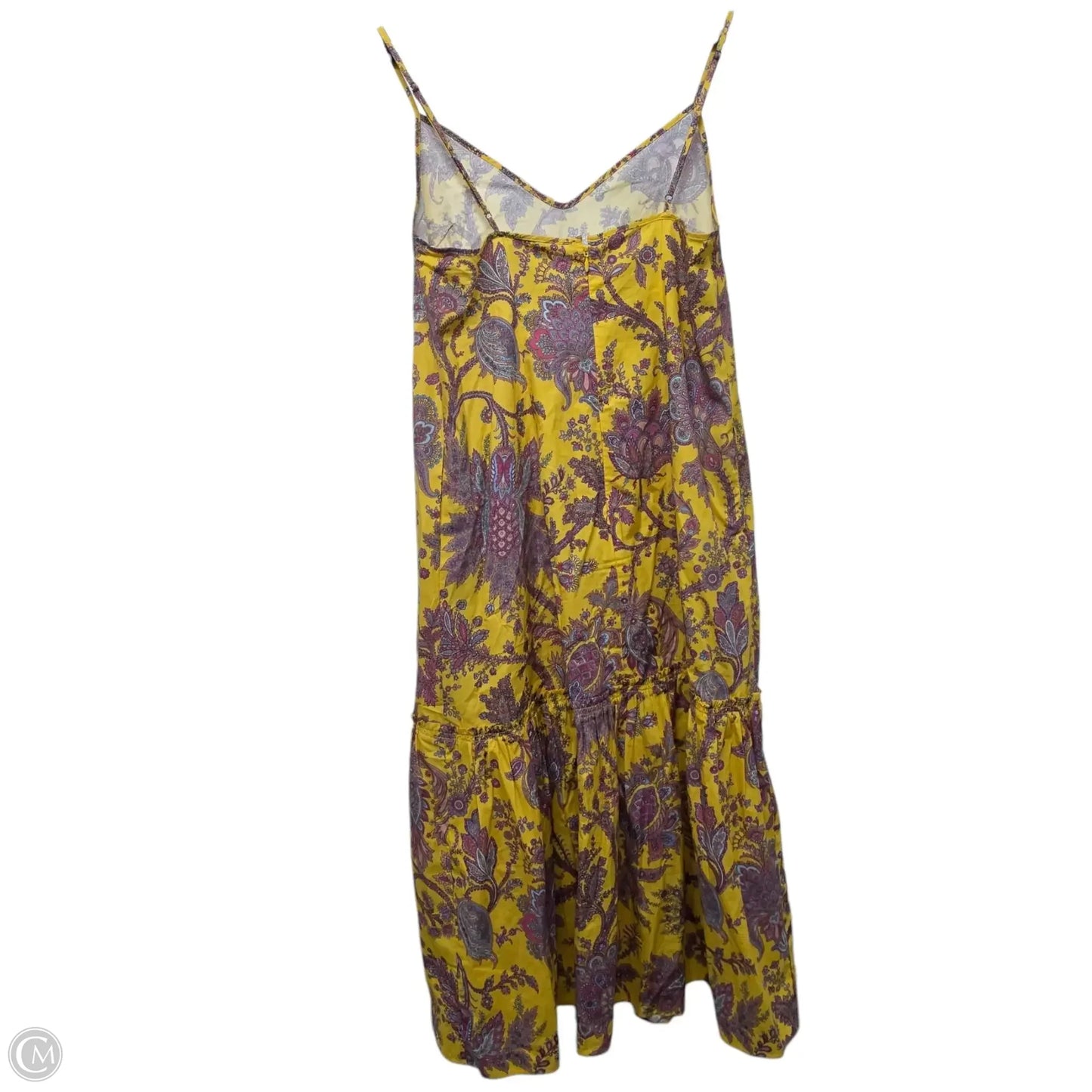 Dress Casual Midi By J. Crew In Yellow, Size: Xs