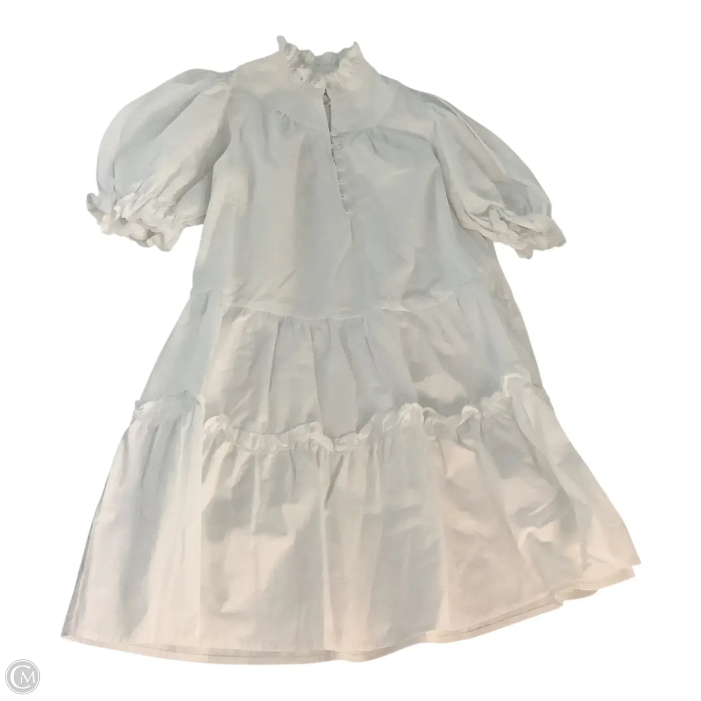 Dress Casual Midi By Pomander Place In White, Size: M