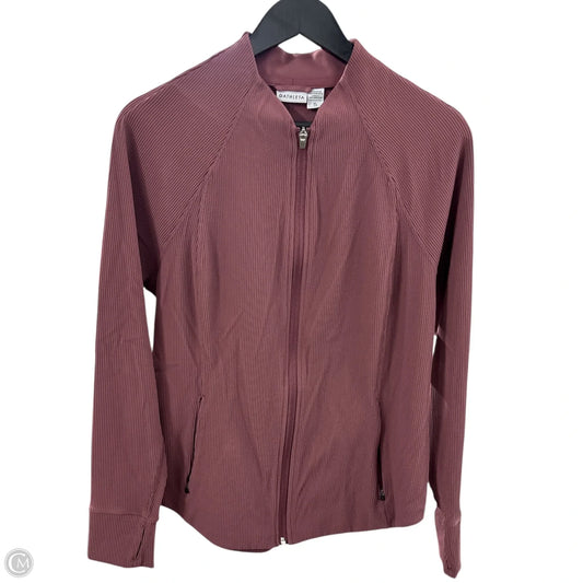 Athletic Jacket By Athleta In Pink, Size: Xl