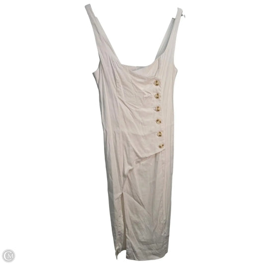 Dress Casual Midi By Anthropologie In White, Size: M