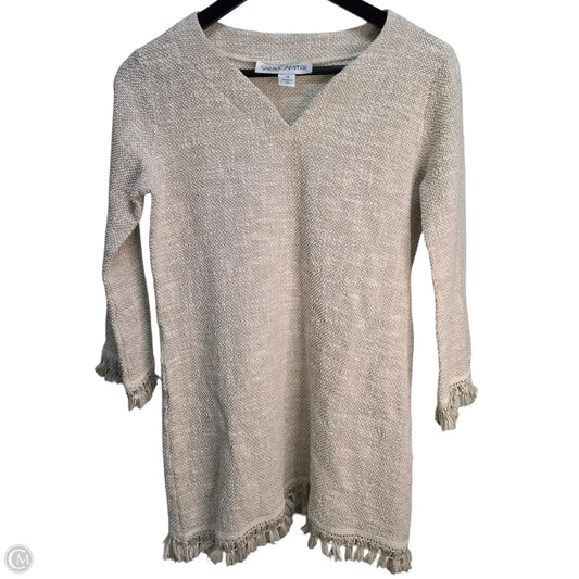 Top Long Sleeve Basic By Sara Campbell In Beige, Size: Xs