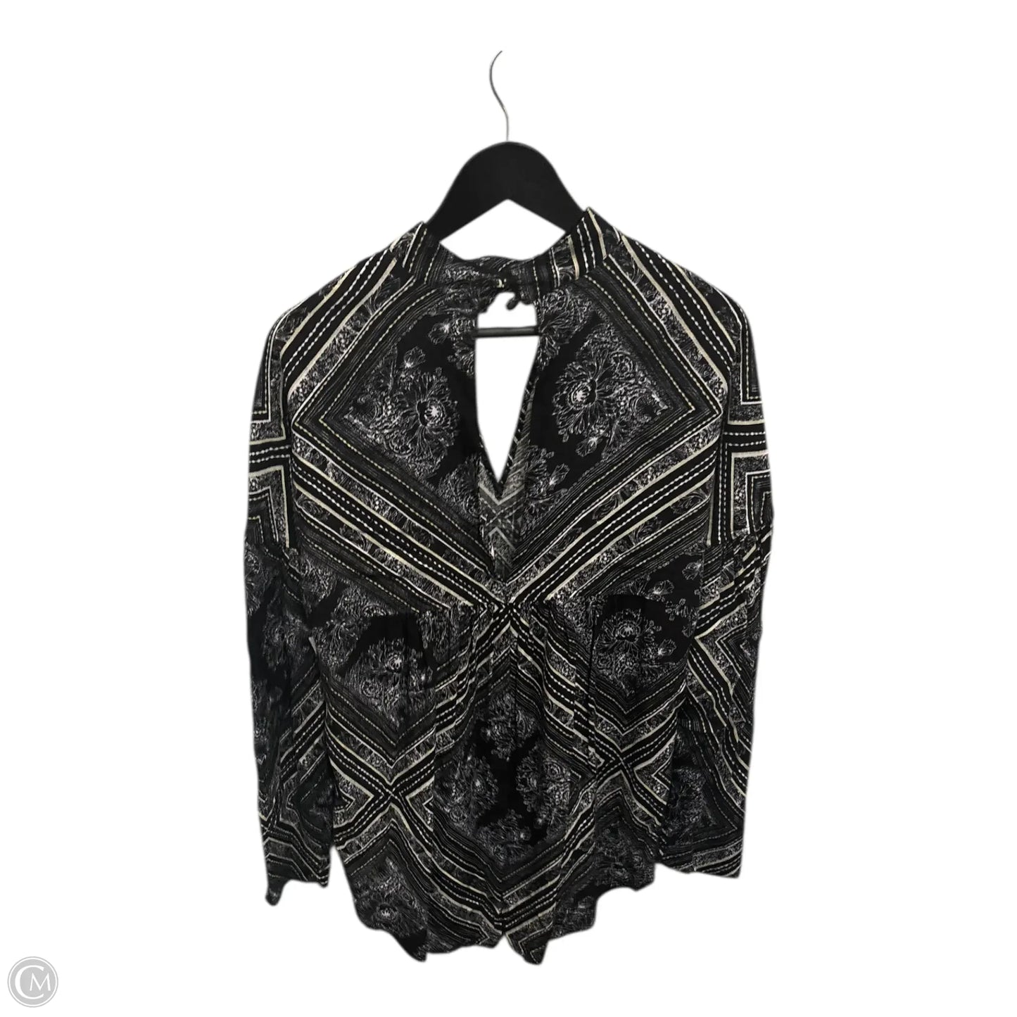 Top Long Sleeve By Free People In Black, Size: S
