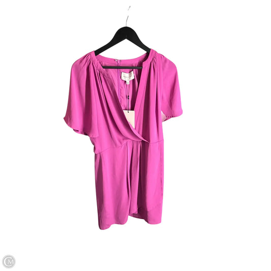 Dress Casual Midi By Clothes Mentor In Pink, Size: L
