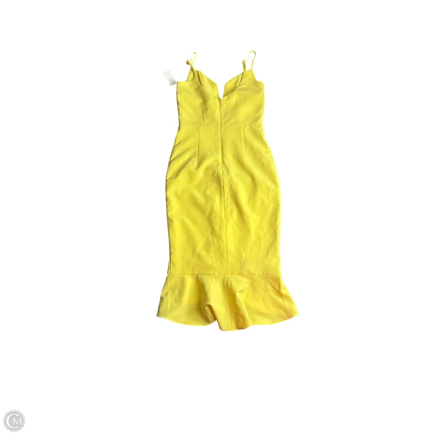 Dress Casual Midi By Bardot In Yellow, Size: 4