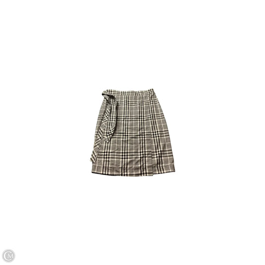 Skirt Maxi By Ann Taylor In Black & White, Size: 14