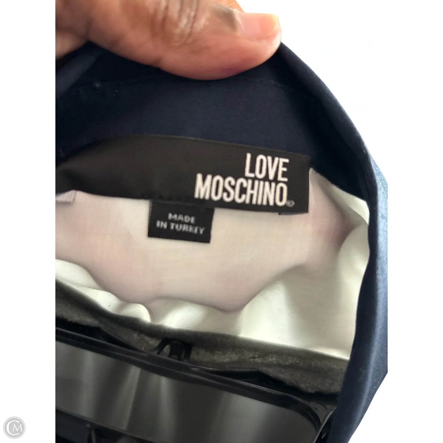 Top Long Sleeve By Love Moschino In Cream, Size: 6