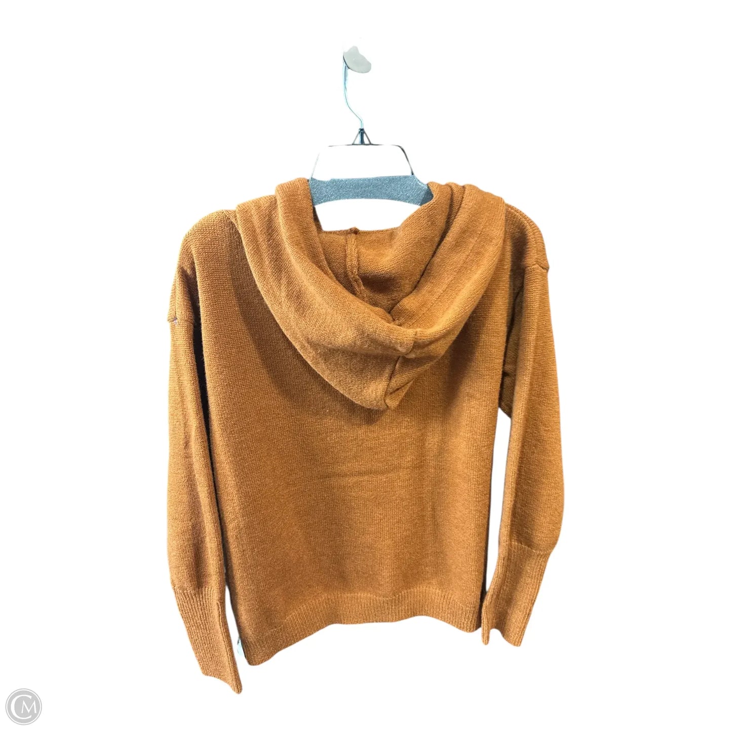 Sweater Cardigan By Clothes Mentor In Orange, Size: M