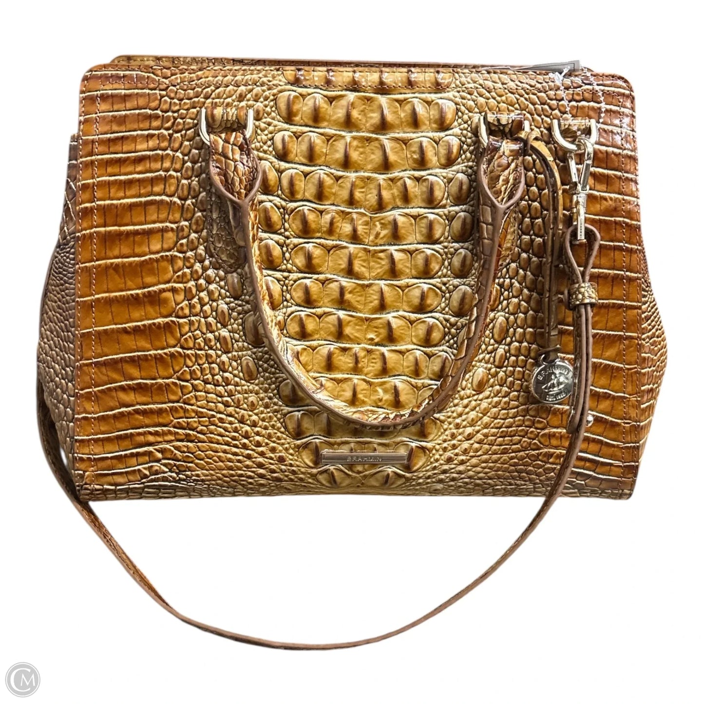 Handbag Designer By Brahmin, Size: Large