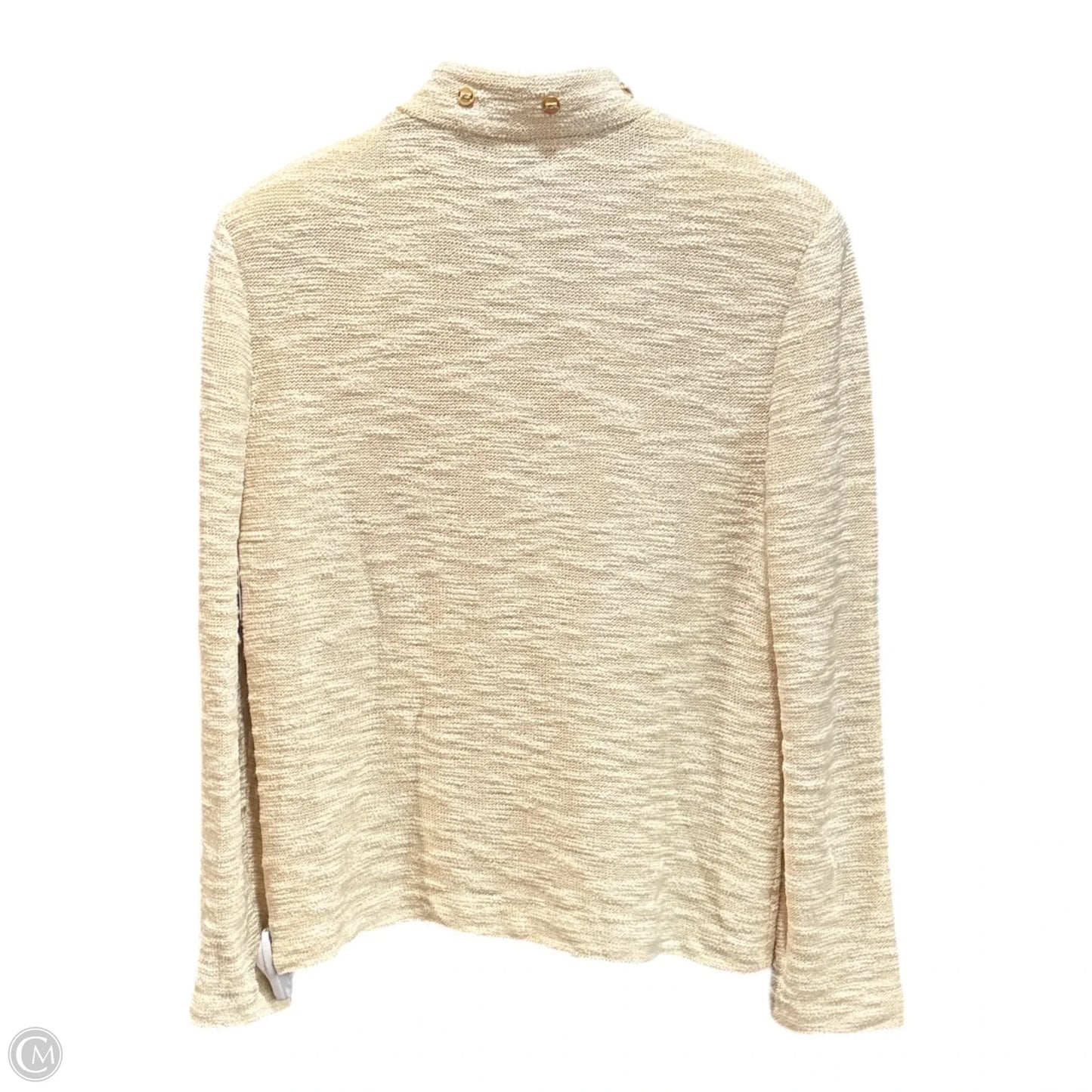 Blazer Luxury Designer By St John Collection In Cream, Size: L