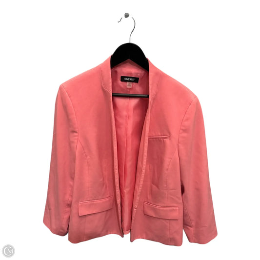 Blazer By Nine West Apparel In Pink, Size: 16
