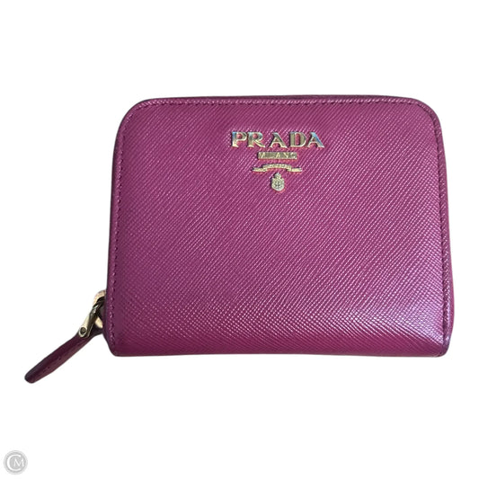 Wallet Luxury Designer By Prada, Size: Small