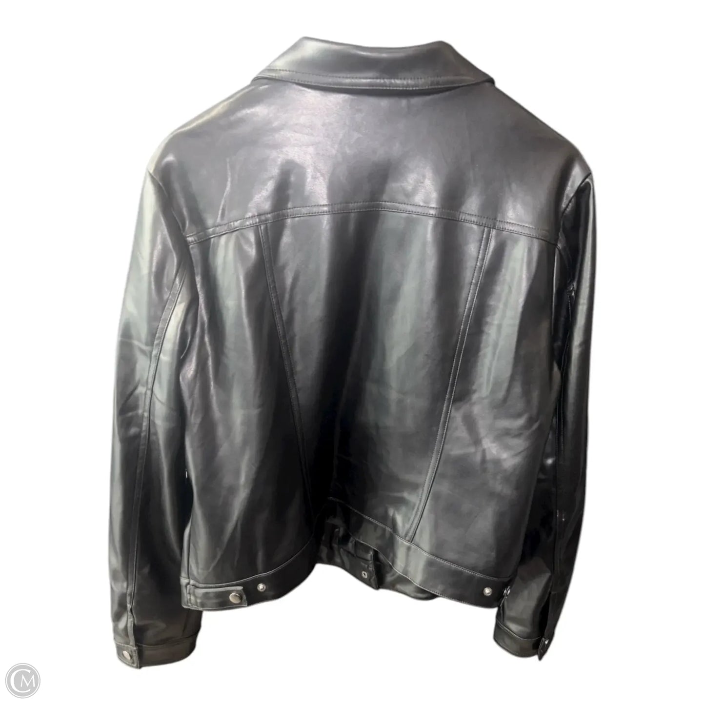 Jacket Denim By Torrid In Black, Size: 1x