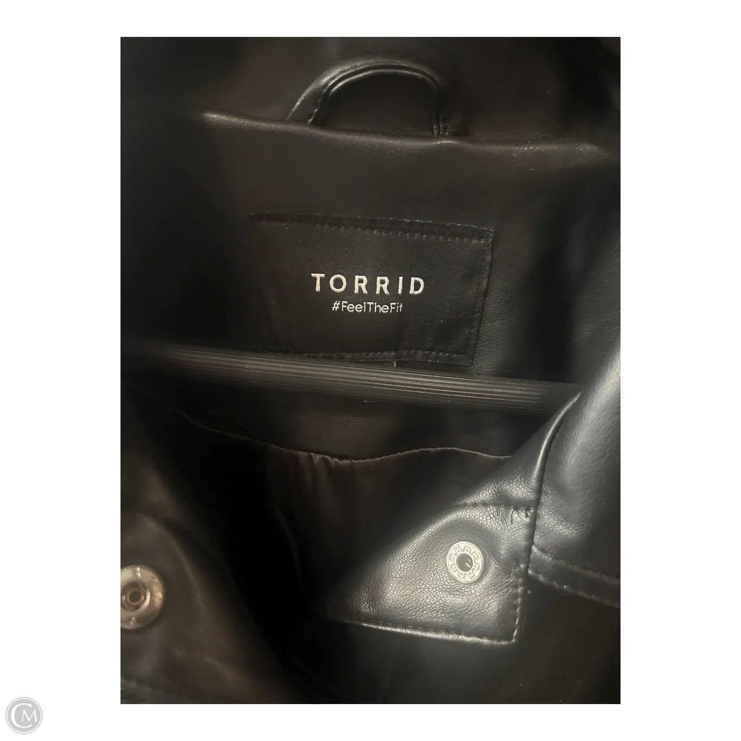 Jacket Denim By Torrid In Black, Size: 1x