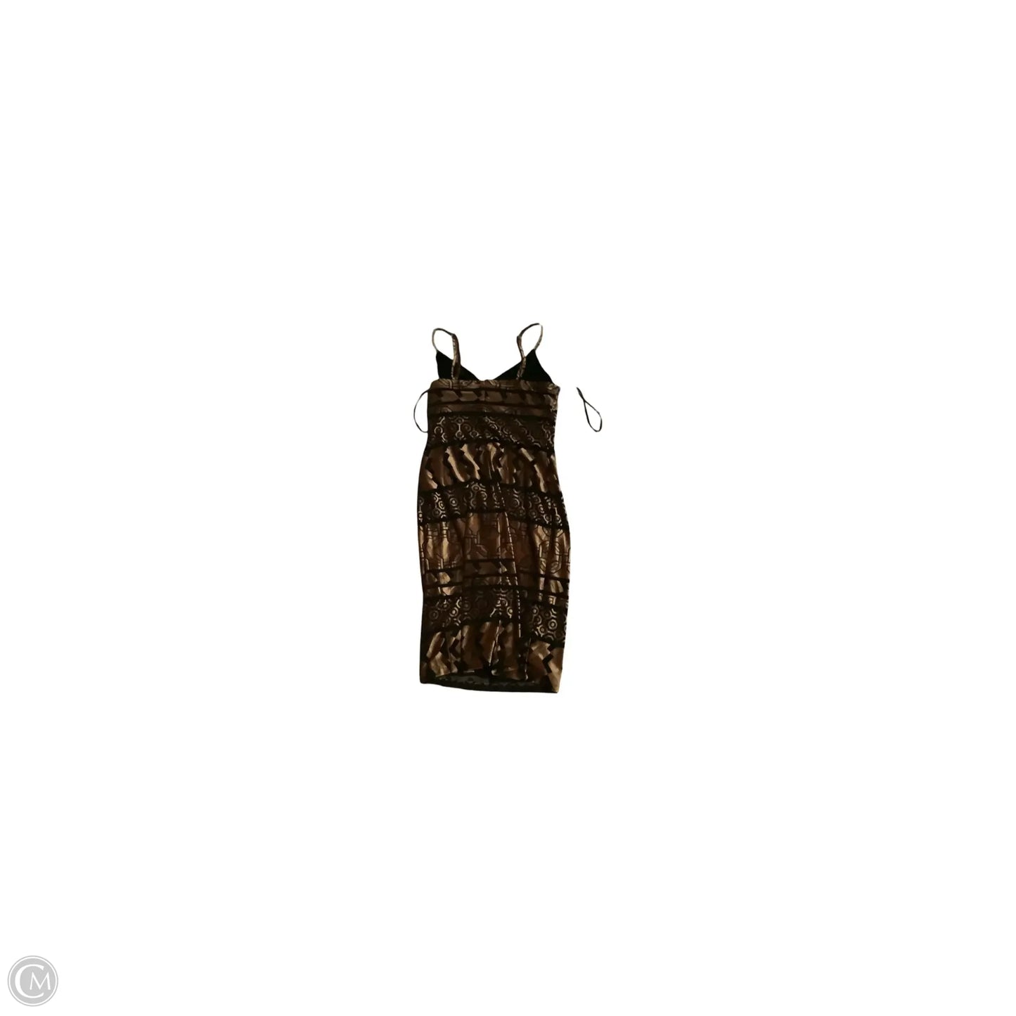 Dress Party Midi By Nicole Miller In Gold, Size: 6