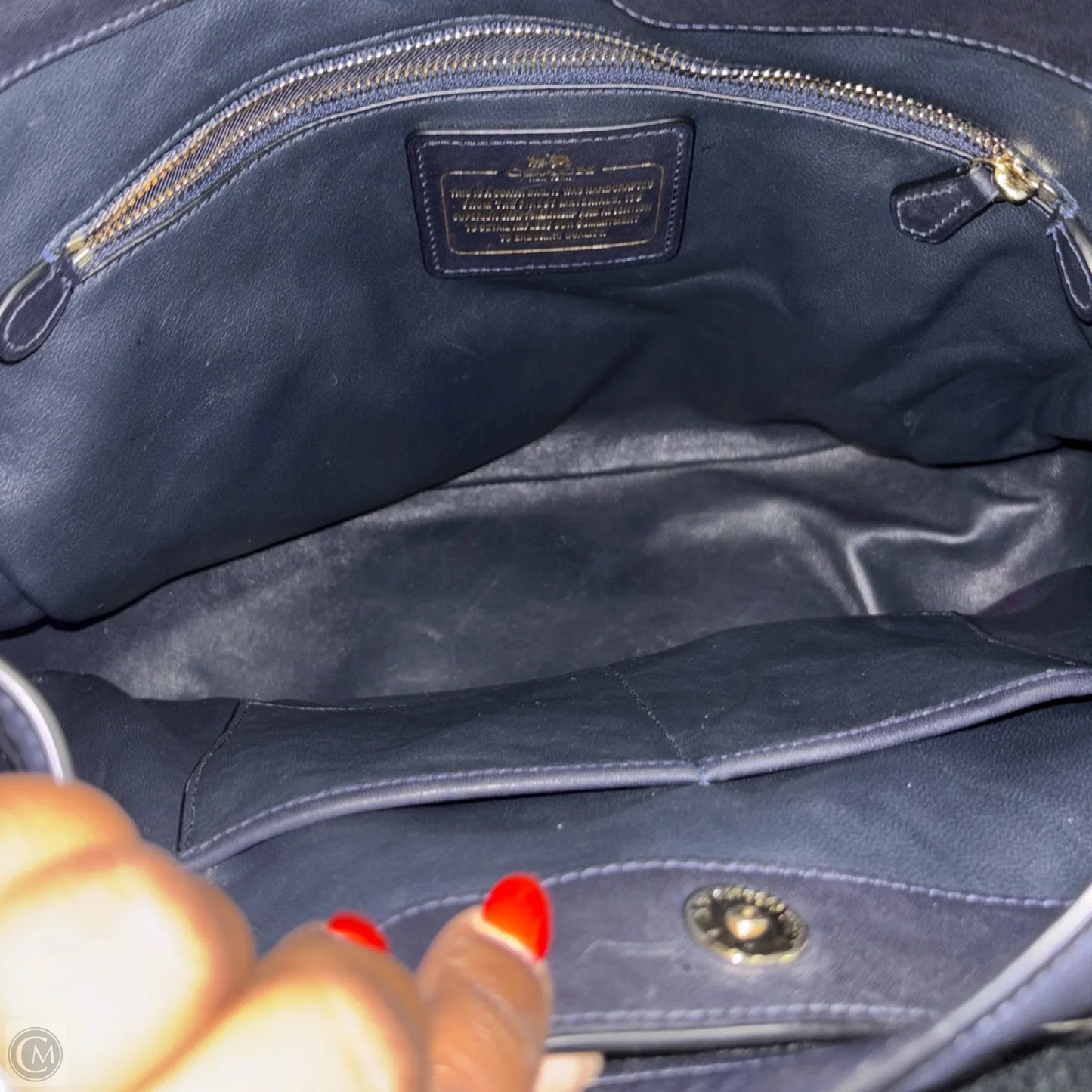 Handbag Designer By Coach, Size: Large