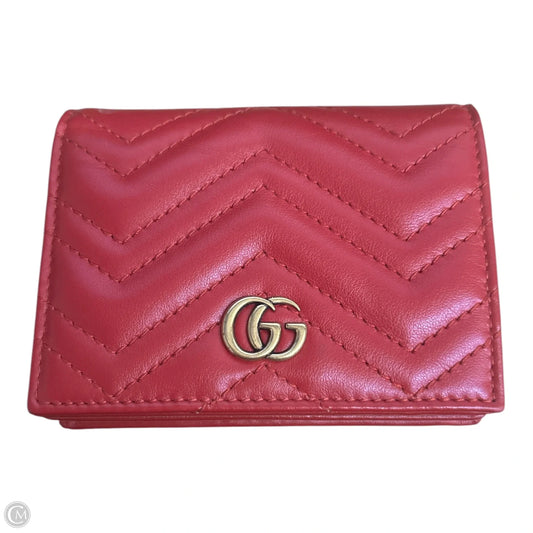 Wallet Luxury Designer By Gucci, Size: Medium