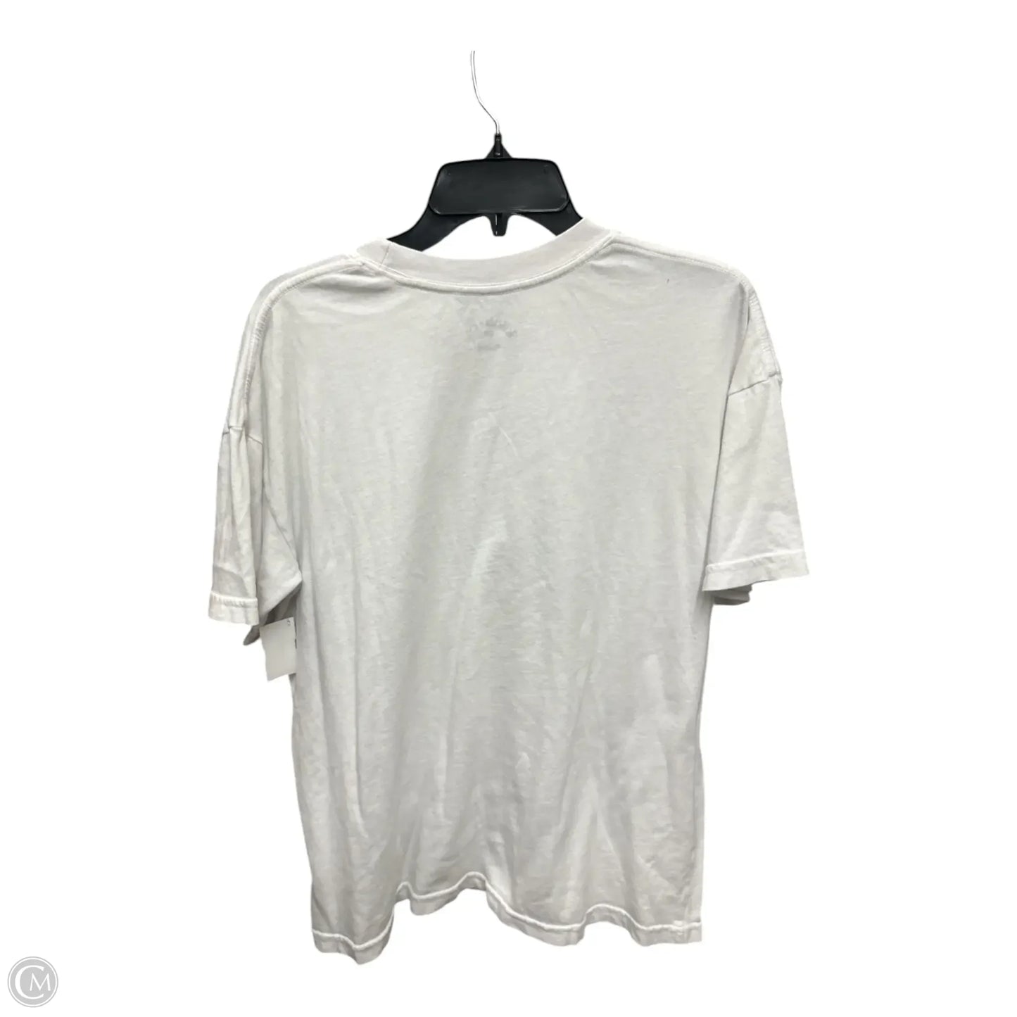 Top Short Sleeve Basic By Clothes Mentor In White, Size: M