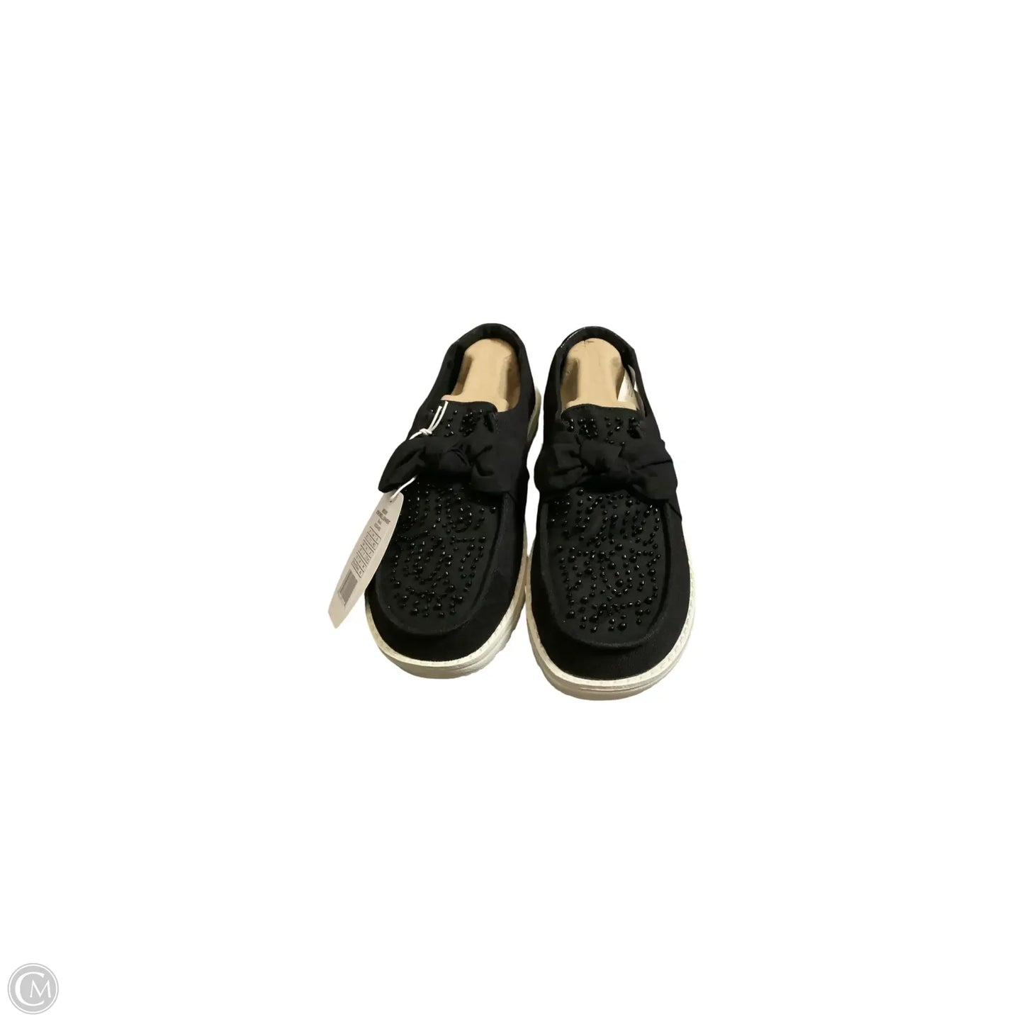 Shoes Flats By Hey Dude In Black, Size: 11