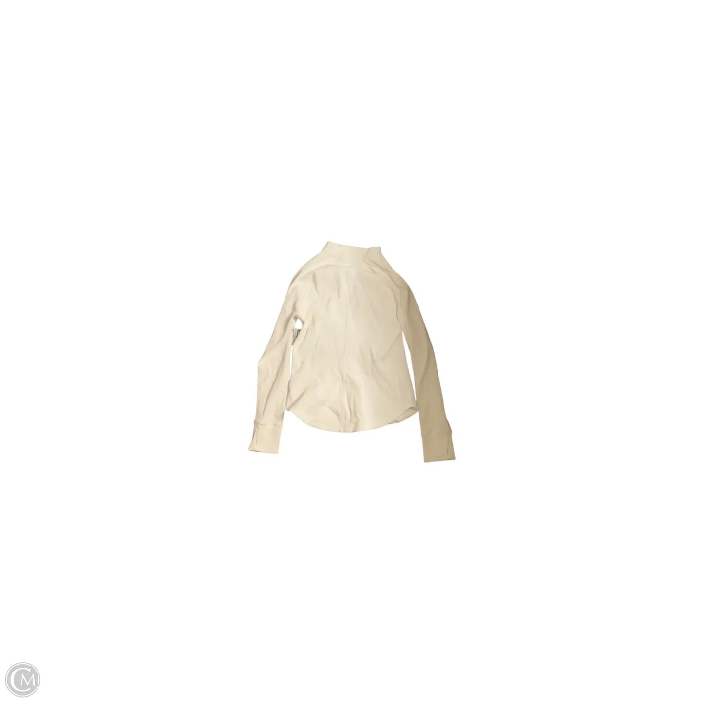 Athletic Jacket By Athleta In White, Size: L