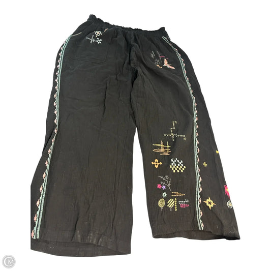 Pants Wide Leg By Johnny Was In Black, Size: 3x