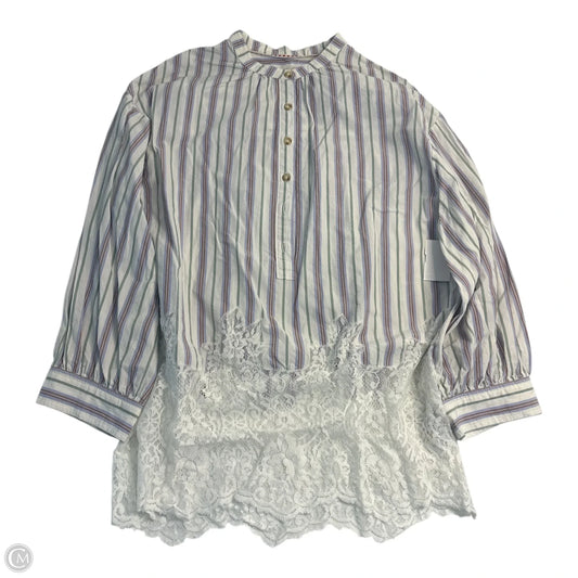 Top Long Sleeve By Pilcro In Striped Pattern, Size: S