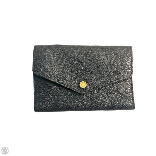 Wallet Luxury Designer By Louis Vuitton, Size: Medium