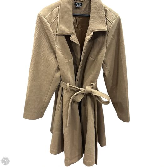 Coat Other By City Chic In Tan, Size: 24