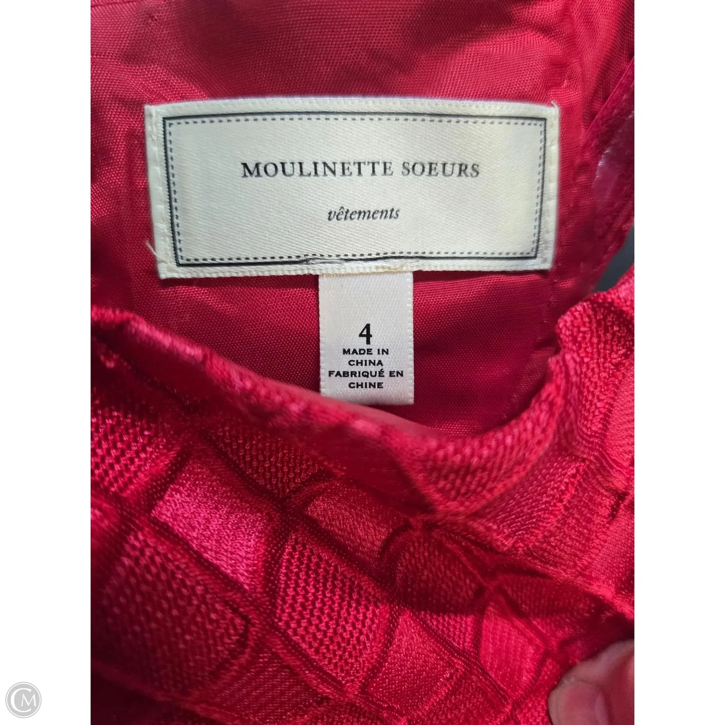 Dress Casual Midi By Moulinette Soeurs In Red, Size: 4