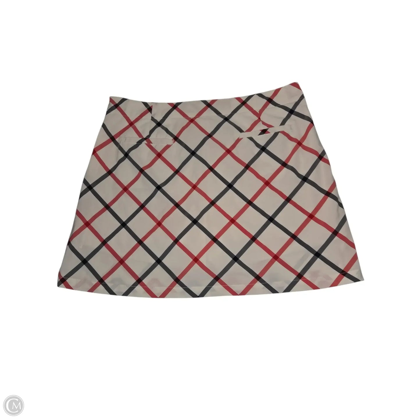 Athletic Skort By Lady Hagen In Grey & Red, Size: 16