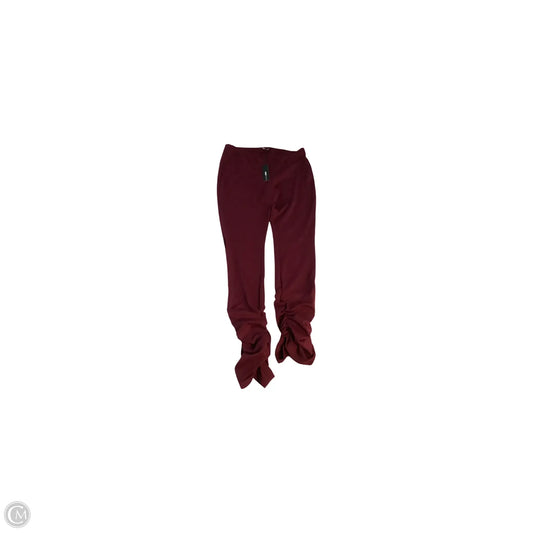 Pants Leggings By Fashion Nova In Maroon, Size: 2x
