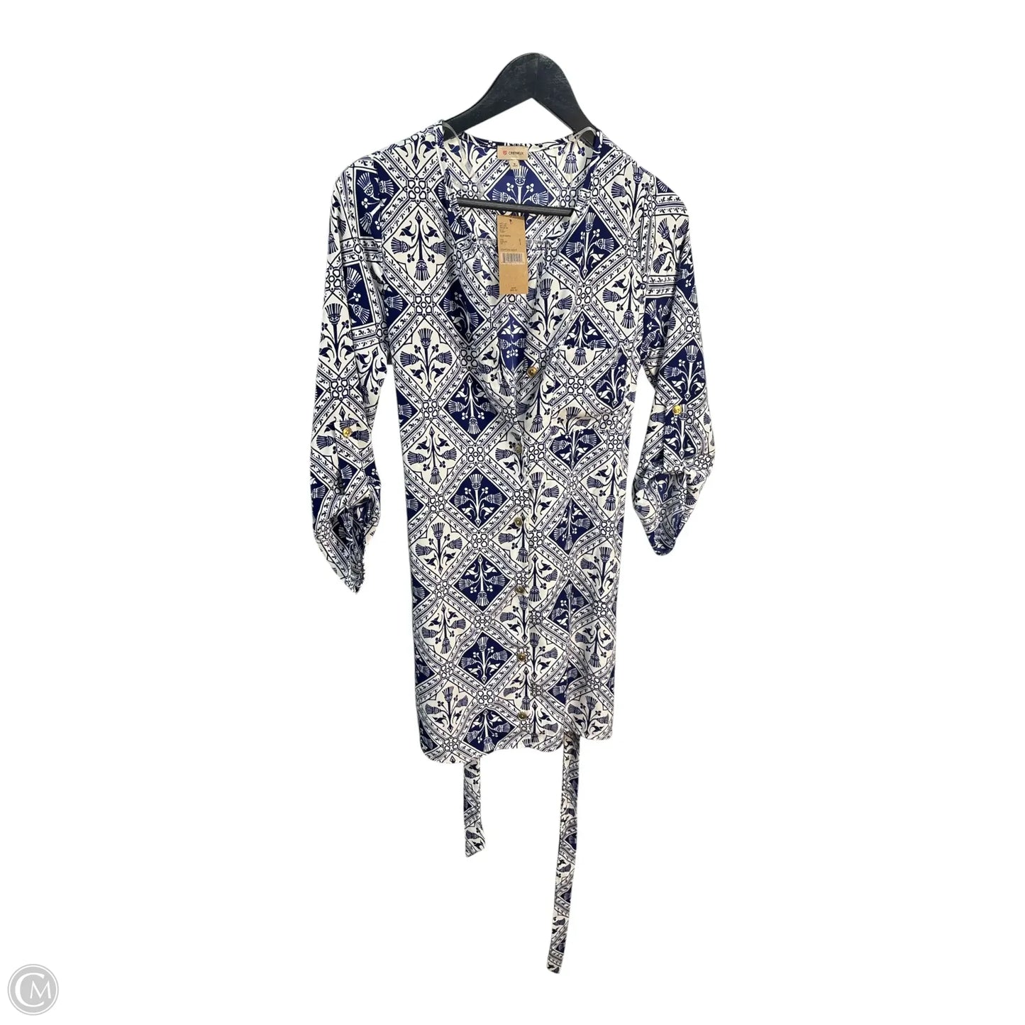 Dress Casual Midi By Cremieux In Black & White, Size: S