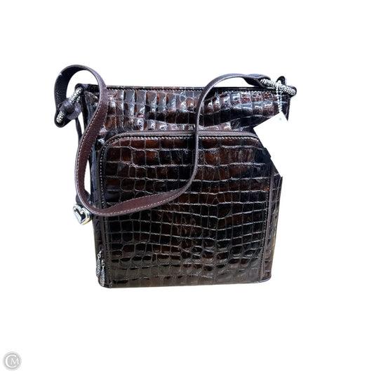 Handbag Leather By Brighton, Size: Medium