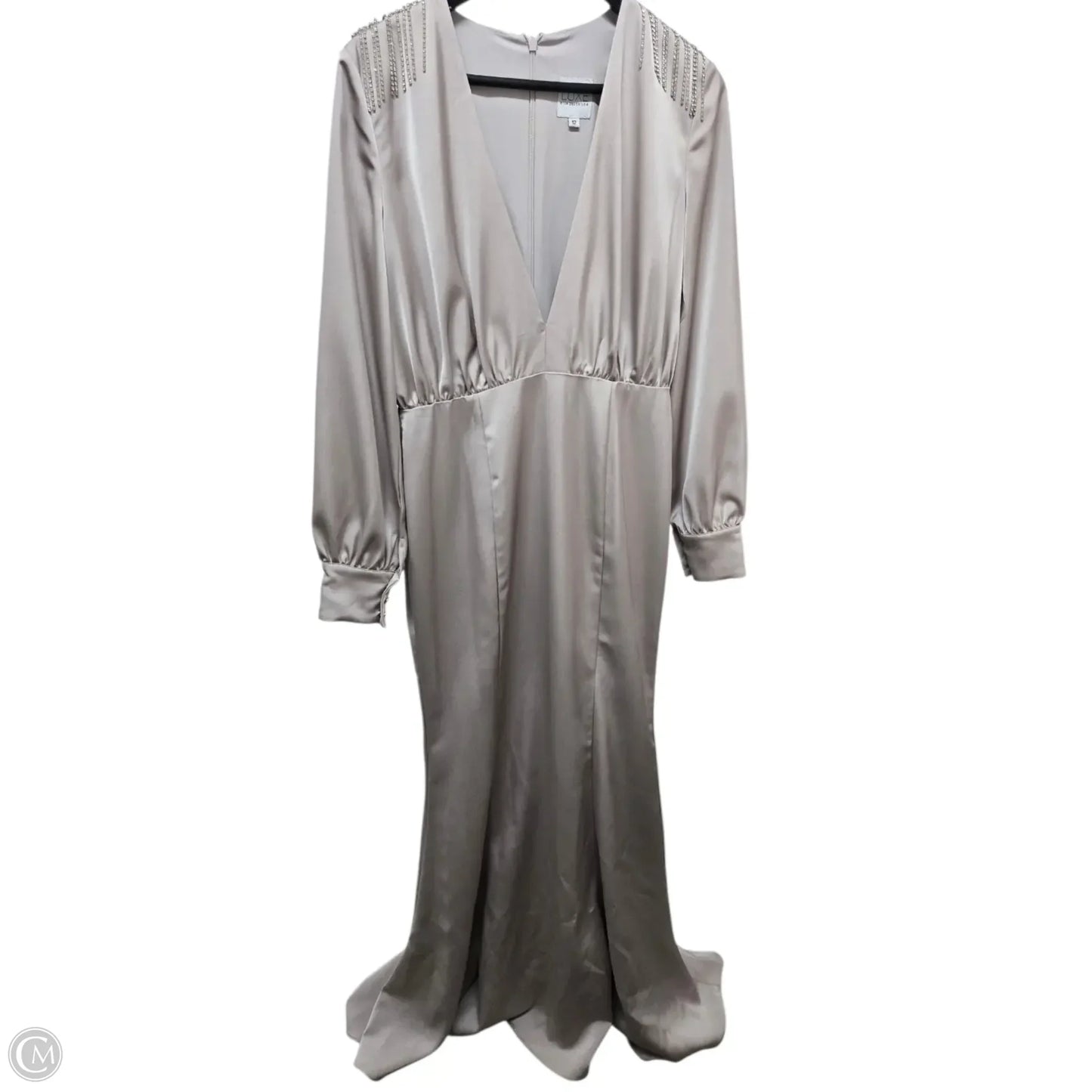 Dress Party Long By ELLE ZEITOUNE In Beige, Size: 12