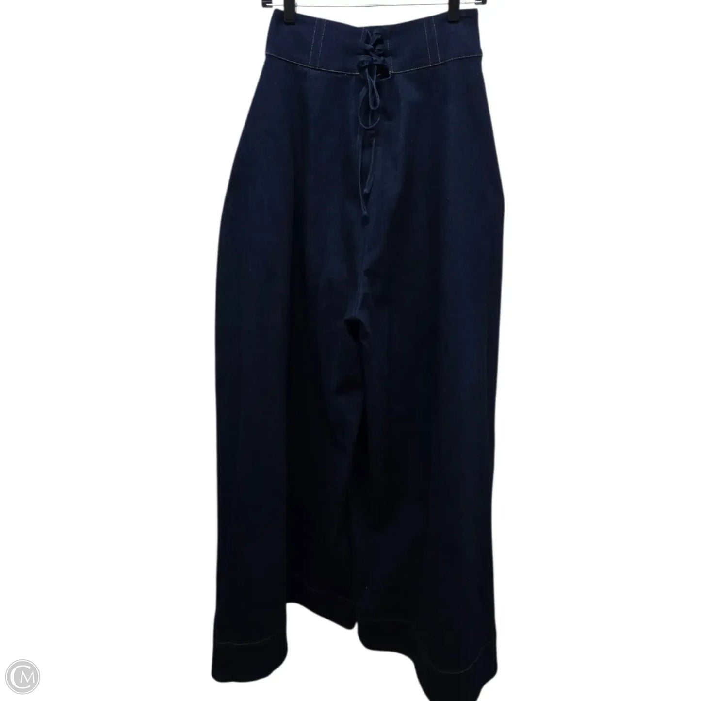 Pants Wide Leg By OMONIGHO x OFUURE In Blue Denim, Size: M