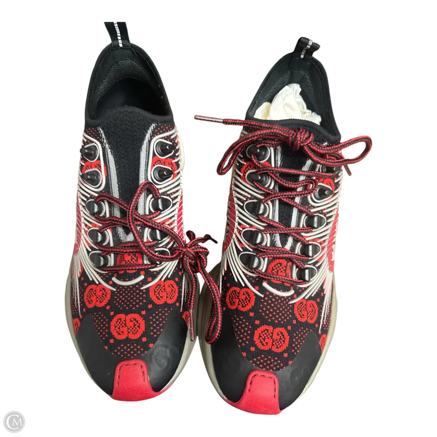 Shoes Luxury Designer By Gucci In Black & Red