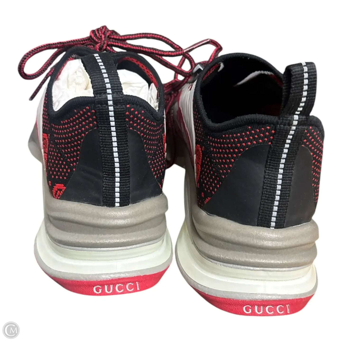 Shoes Luxury Designer By Gucci In Black & Red