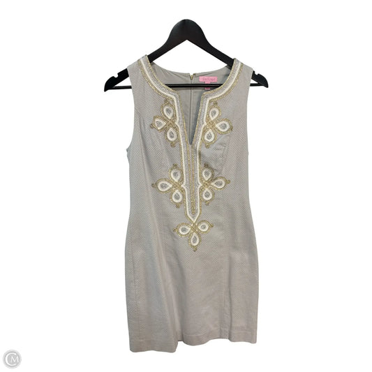 Dress Designer By Lilly Pulitzer In Grey, Size: 4