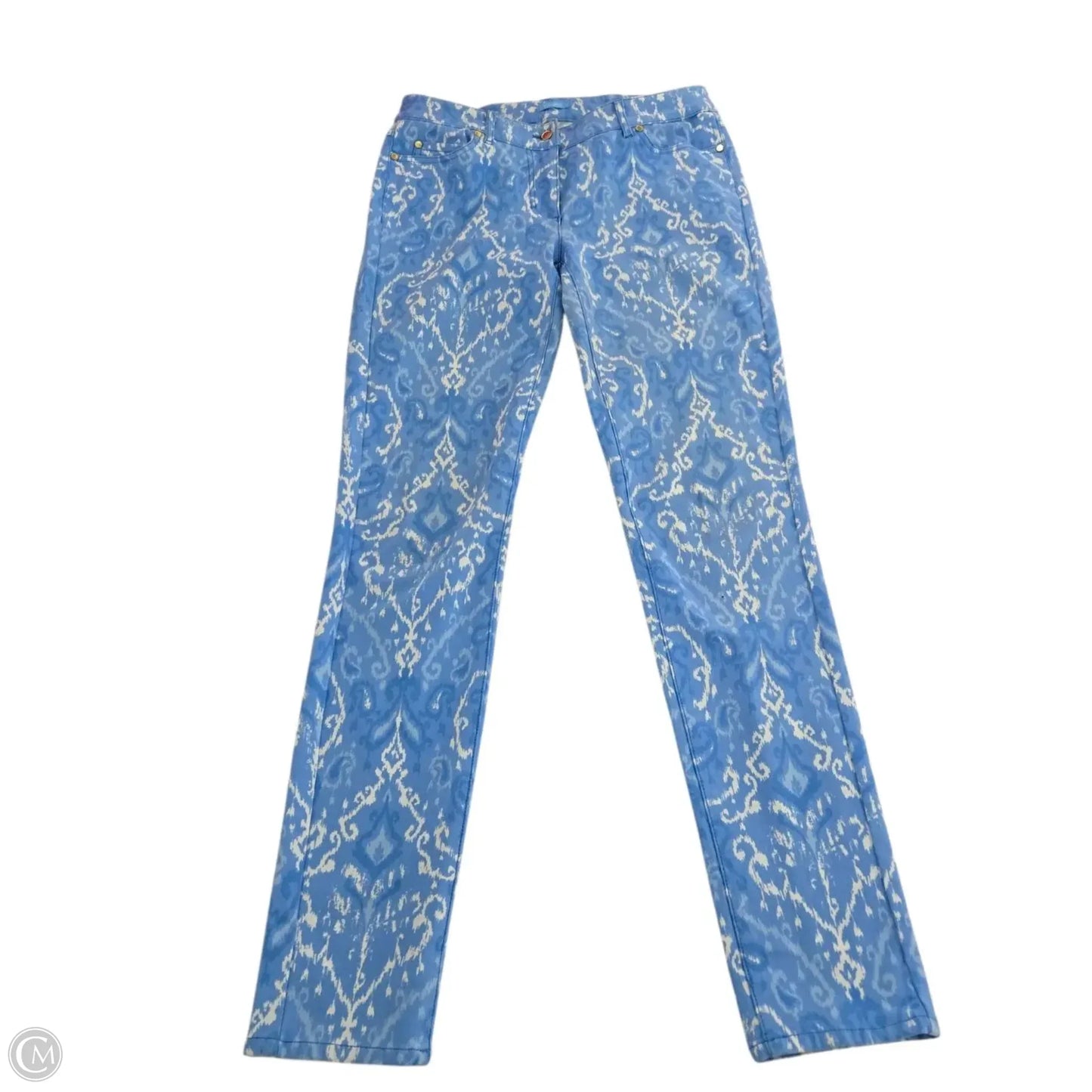 Jeans Jeggings By J Mclaughlin In Blue & White, Size: 6