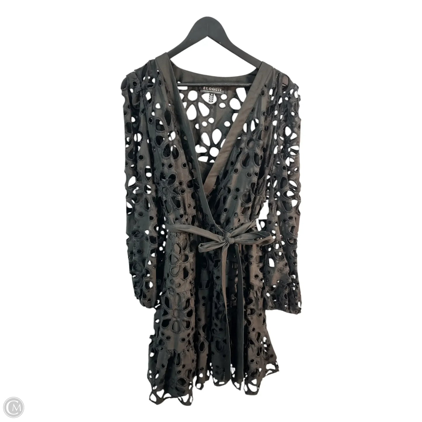 Dress Casual Midi By Eloquii In Black, Size: 20