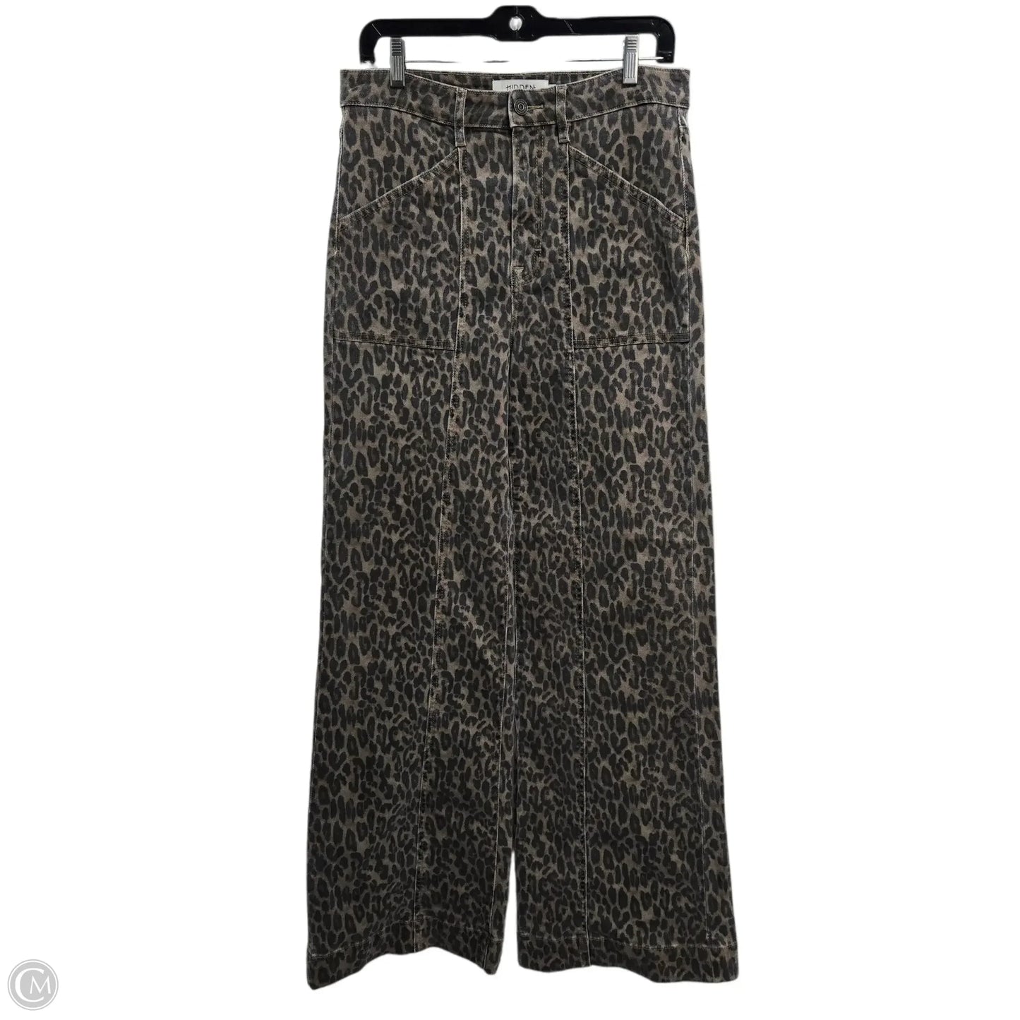 Jeans Wide Leg By Hidden In Animal Print, Size: 8
