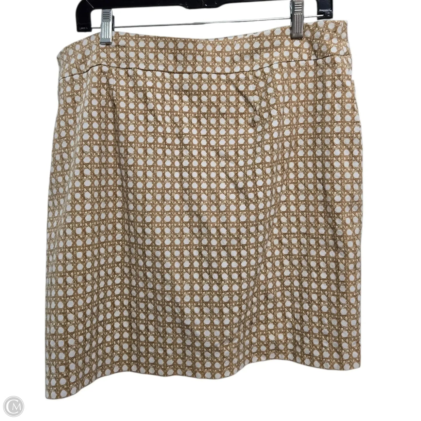 Skort By Chicos In Tan & White, Size: 14