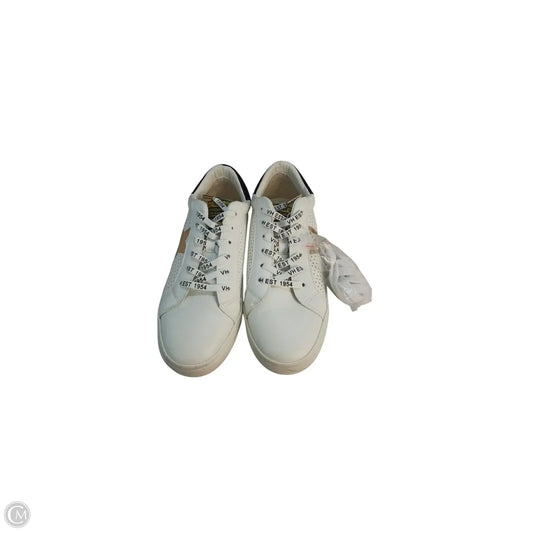 Shoes Sneakers By Vintage Havana In Gold & White, Size: 8.5