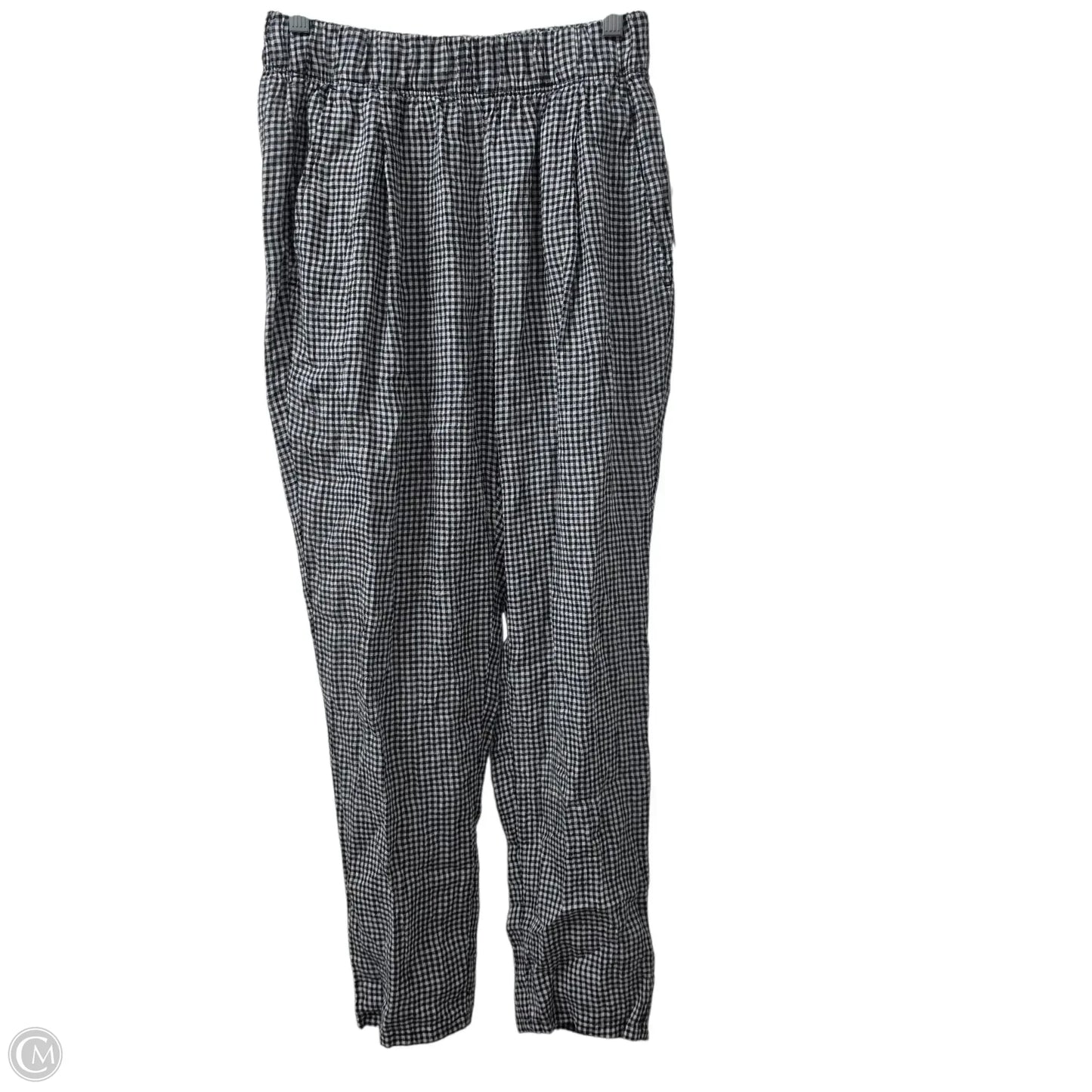 Pants Other By Eileen Fisher In Checkered Pattern, Size: Sp