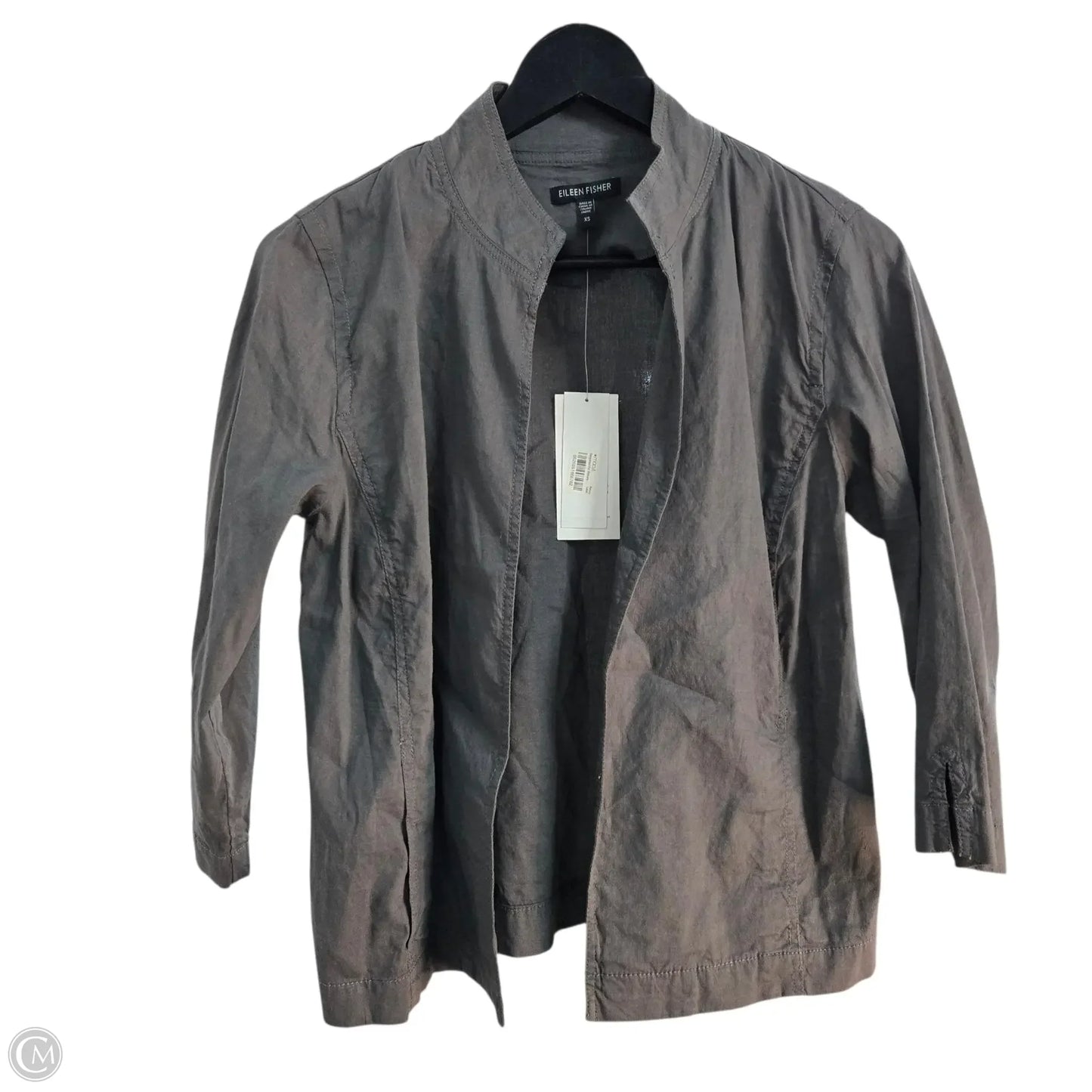 Jacket Other By Eileen Fisher In Grey, Size: Xs