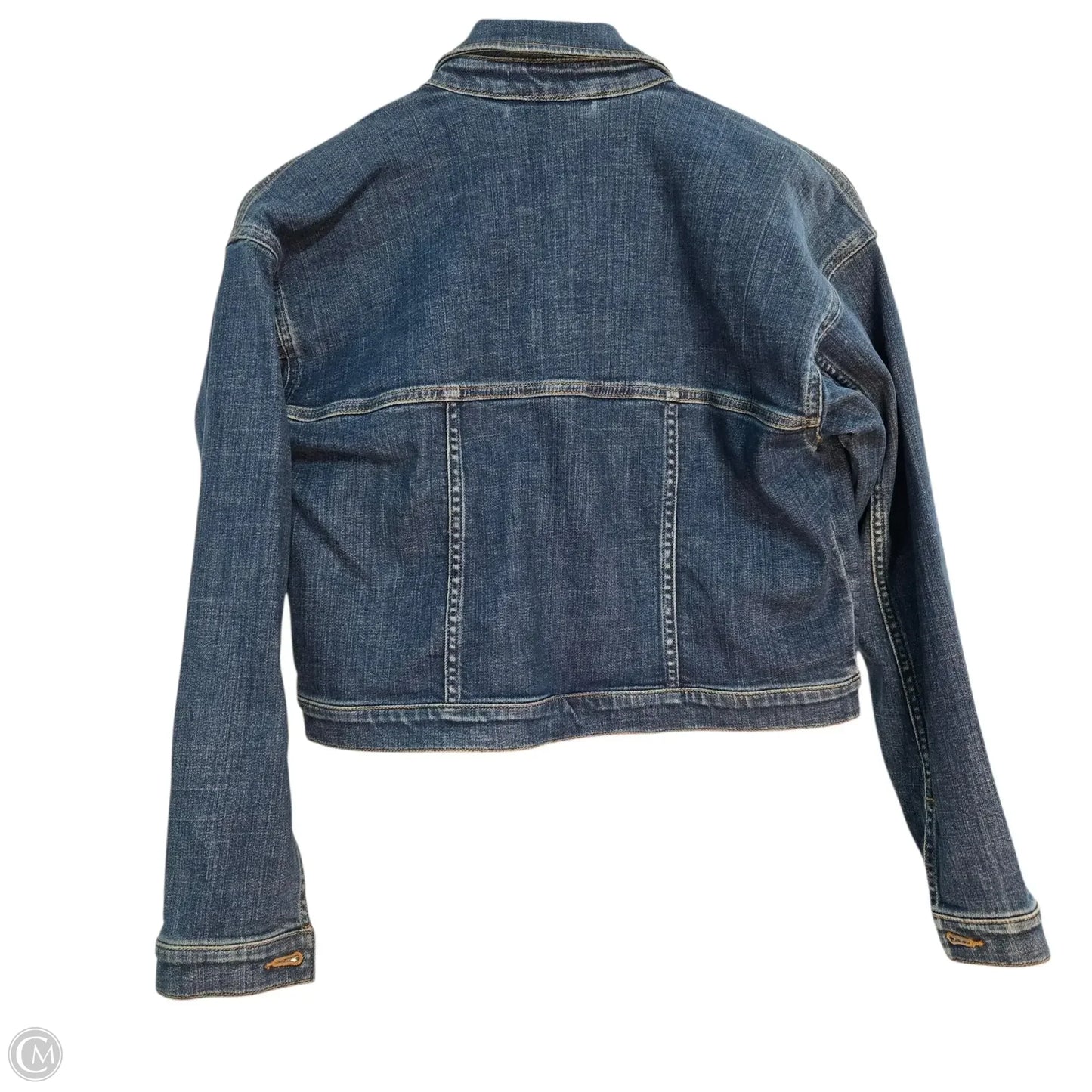 Jacket Denim By Eileen Fisher In Blue Denim, Size: Xs