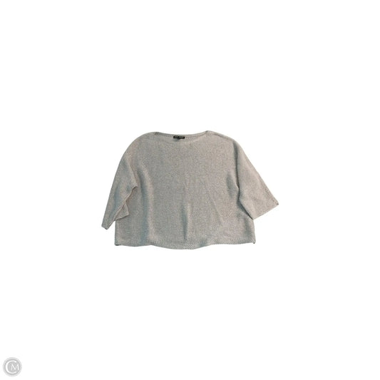 Top Long Sleeve By Eileen Fisher In Grey, Size: Sp
