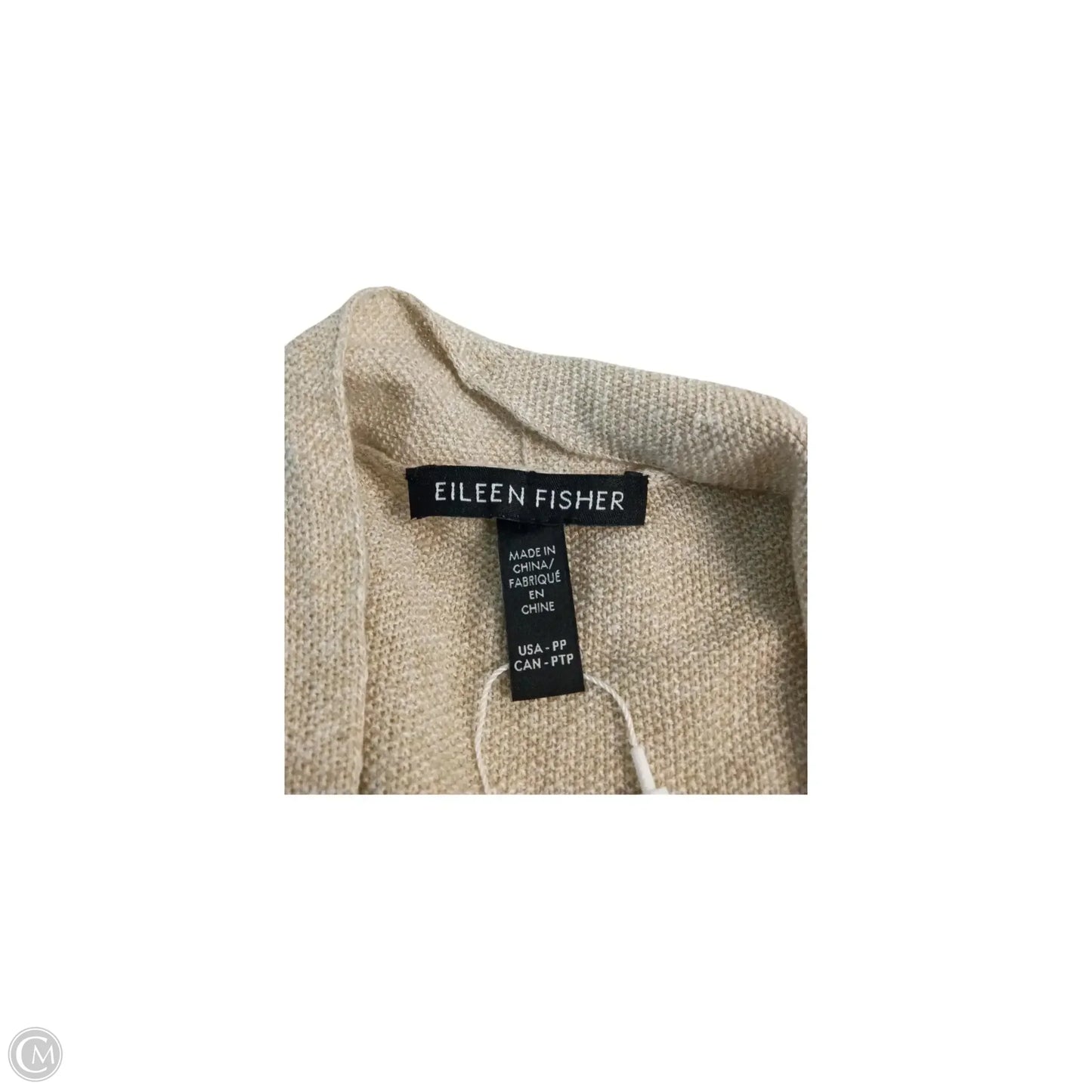 Cardigan By Eileen Fisher In Tan, Size: Sp