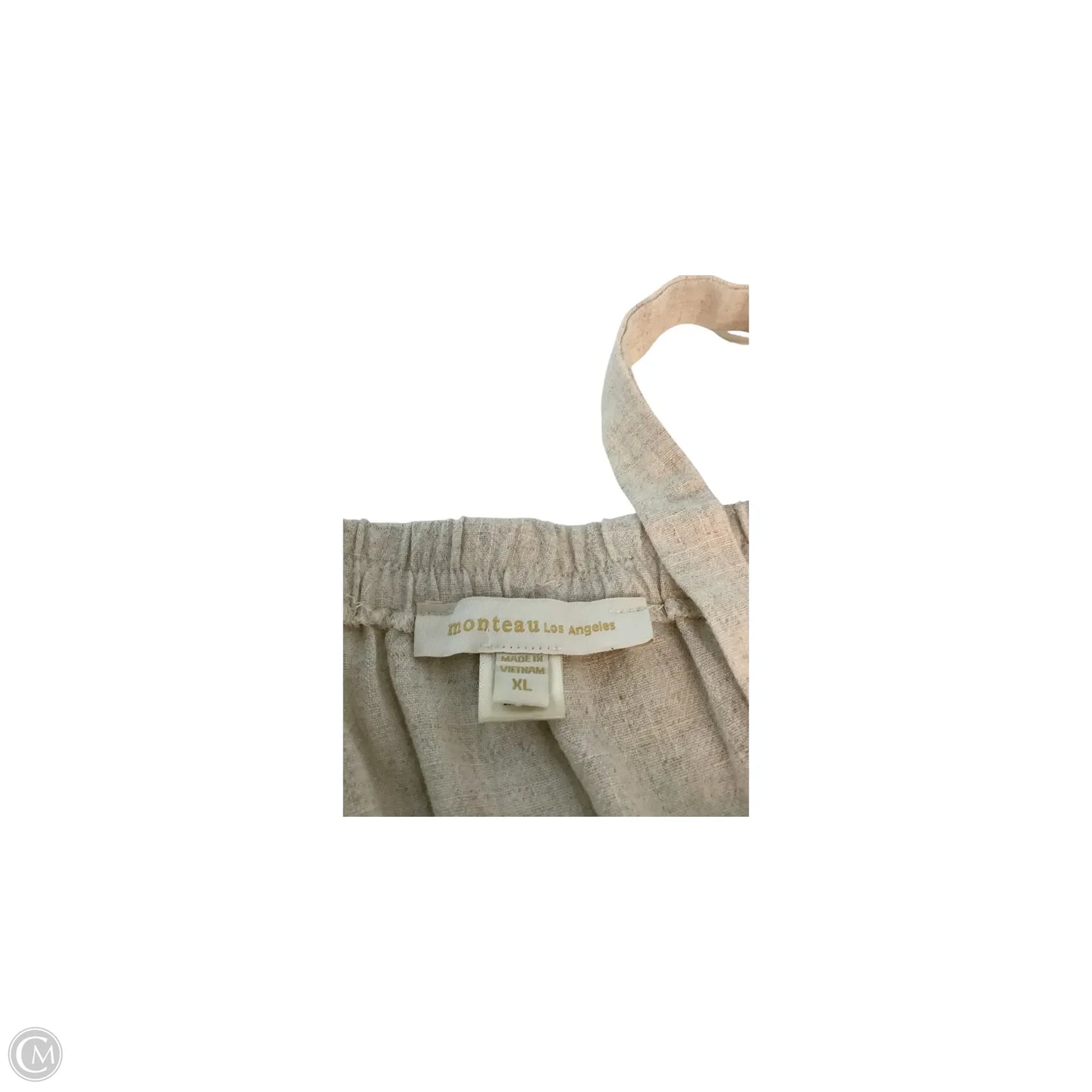 Dress Casual Midi By Monteau In Tan, Size: Xl