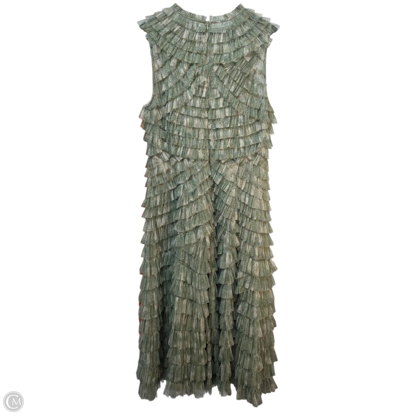 Dress Party Long By Mac Duggal In Green, Size: 12